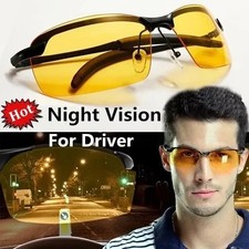 Mens Anti Glare Night Driving Glasses HD Polarized Mirror Lens Vision Same Day picture