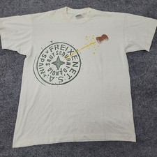 Screen Stars T-shirt Mens Size XL White Freixenet Spain Cava Graphic Vintage USA picture