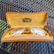 Oliver Peoples Rimless Eyeglasses Frames Gold Metal with Oliver Peoples Case picture