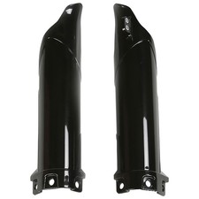 UFO Fork Guards Covers Protectors Black Kawasaki KX100 KX112 KX85 2014-2025 picture