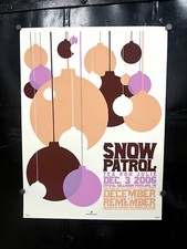 Snow Patrol December to Remember 2006 Limited Edition Gig Poster picture