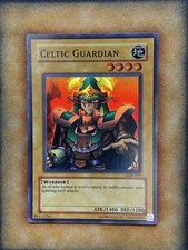 Yugioh Celtic Guardian LOB-007 Super Rare Original Print MP picture