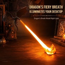 Dragon Breath Lamp Flying Dragon LED Night Light Desk Decor Gift picture