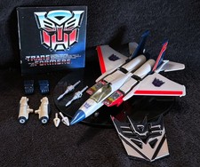 G1 1984 STARSCREAM • COMPLETE PRE RUB w/EXTRAS • VINTAGE G1 TRANSFORMERS picture