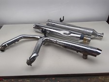 17-23 Harley Street Glide FLHX Rear Rinehart Racing Exhaust Muffler Header Set picture
