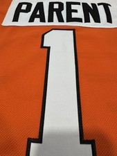 Bernie PARENT Philadelphia Flyers #1 Home Throwsback Jersey ALL Sizes New w/tag picture