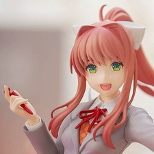 18CM Anime Doki Doki Literature Club Monika Action Figure Model Toy Collection picture