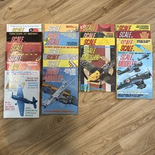 Vintage Scale Modeler Magazine - Lot of 22- 1967-1973 Aircraft WW Fighter Jet picture