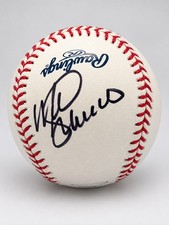 Ryne Sandberg Mike Schmidt Signed Baseball JSA LOA Phillies Cubs HOF Inscription picture