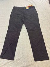 English Laundry Brixton Slim Straight Stretch Micro Check Chino Pants 36 Gray picture