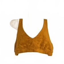 New Offline by aerie Mustard Yellow Terry Cloth Bralette Size Small picture