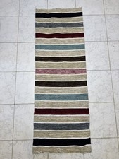 Vintage Egyptian Traditional Handwoven wool Rug Carpet  6’1”-2’2” New picture