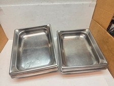 Lot 10 Half Size Steam table Pan 2-1/2