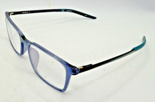 NIKE Full Rim Eyeglasses Frames Only 7582 412 TRANSPARENT BLUE 52-17-145 picture