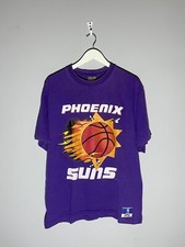 Vintage Phoenix Suns NBA 90’s Y2k Streetwear Double Print Nutmeg Mills T-Shirt picture