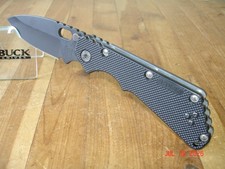 2007 BUCK KNIFE 882 889 STRIDER BLACK OX 420HC STEEL BLADE BLACK PLASTIC HANDLE picture