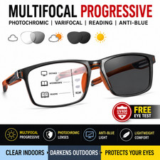 Multifocal Progressive Glass Transition Photochromic Varifocal Reading Anti-blue picture