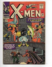 X-Men 20 1966 Marvel Comics G/VG 3.0 Lucifer Blob Unus Cyclops Marvel Girl picture