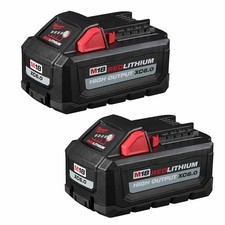 Milwaukee 48-11-1862 M18 18-Volt High Output 6.0 Ah Battery Pack (2-Pk) picture