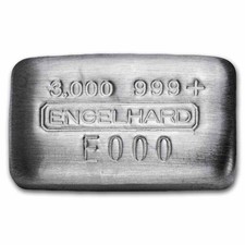 Engelhard 2025 3 oz Silver Cast Bar with COA & Box picture