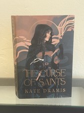 The Curse of Saints *SIGNED* by Kate Dramis 2023 Hardcover / DJ picture