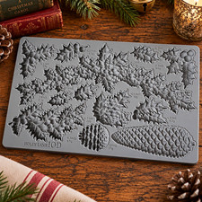 Iron Orchid Designs IOD Holly Lane Silicone Mould, Gray Resin Casting Mold picture