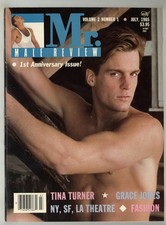 Mr. Male Review 1985 Jay Evans, Lou Carreiro Brian Maxon 84p Gay Magazine M38987 picture