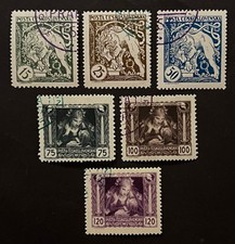 Travelstamps: 1919 Czechoslovakia Stamps Scott #B124-B129 Independence CTO NH picture