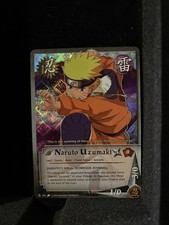 Naruto Ccg Naruto Uzumaki N-154 Diamond Foil 1st Edition LP Bandai Vintage picture