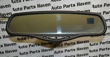 Rear View Mirror Auto Dim Dual Display Compass & Temperature Tahoe Silverado OEM picture