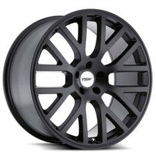 (4)NEW TSW WHEELS DONINGTON 19x8 5x100 +32 MATTE BLACK picture