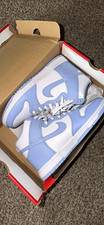 Nike Dunk High Men’s High Top Lace-Up Sneaker Blue/White Colorblock Rubber picture