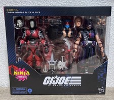 G.I. Joe Classified Series #160 Ninja Force Cobra Ninjas- Slice and Dice Set NIB picture