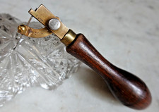 Antique ME HALL  LEATHER WORKING EDGER CHANNEL GROOVER #26 Cobbler Saddle Maker picture