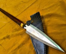 Premium Handmade Spear – Rosewood Handle with Leather Sheath picture