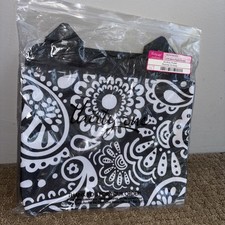 Thirty One Oh Snap Pocket Bag Playful Parade Black White New Wall Organizer picture