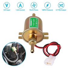 Inline Low 12V HEP-02A Pressure Electric Fuel Pump Universal 4-7 PSI Gas Diesel picture