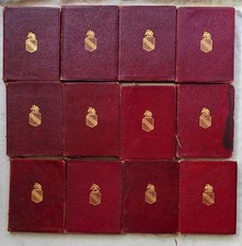 12 Temple Shakespeare Pocket Editions Dent c.1906 Hamlet Lear Othello Tempest + picture