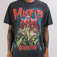 Misfits Resurrection Black Short Sleeve T Shirt Full Size S-5XL picture