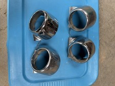 1957 Cadillac Tail Light Bezels Chrome Trim 4 PC Set LH RH OEM 5948277 5948278 picture