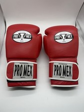 Pro Mex Professional V3.0 Genuine Leather Mexican Boxing Gloves Red 14 Oz picture