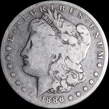 1886 S Morgan Dollar - Rare Date picture