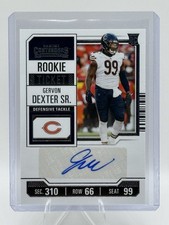 2023 Panini Contenders Rookie Ticket Gervon Dexter Sr. Auto Bears #236 picture