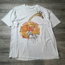 Printworks The Great Circus Parade 1987 T-Shirt Mens XL White Vintage Milwaukee picture