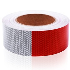 Conspicuity Tape DOT-C2 Approved Reflective Trailer Red White 2”x150’ -1 Roll picture