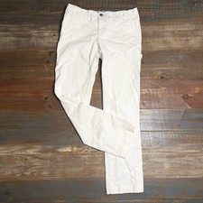Gap 1969 - premium white denim straight leg and casual twill pants Size 28/6 picture
