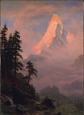 Bierstadt, Albert - Sunrise on the Matterhorn picture