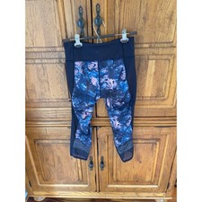 Lululemon If You’re Lucky Crop Leggings Size 6 Moody Mirage Blue Purple 21.5” picture