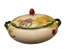 Vintage Rare FRANCISCAN FRESH FRUIT COVERED VEGETABLE BOWL NEVER USED picture