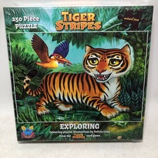 NEW: Tiger Stripes 250 Piece Puzzle from The Card Game, Size 27”x 19” picture